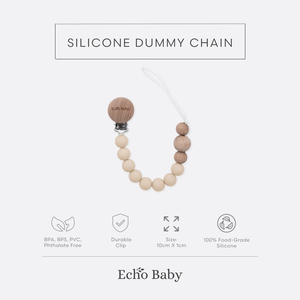 Echo Baby Silicone Dummy Clip