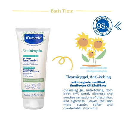 Mustela Stelatopia Cleansing Gel 200ml