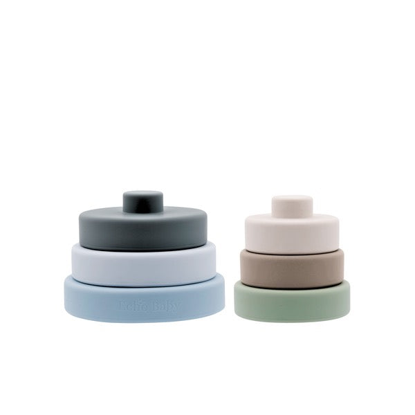 Echo Baby Silicone Stacking Rings