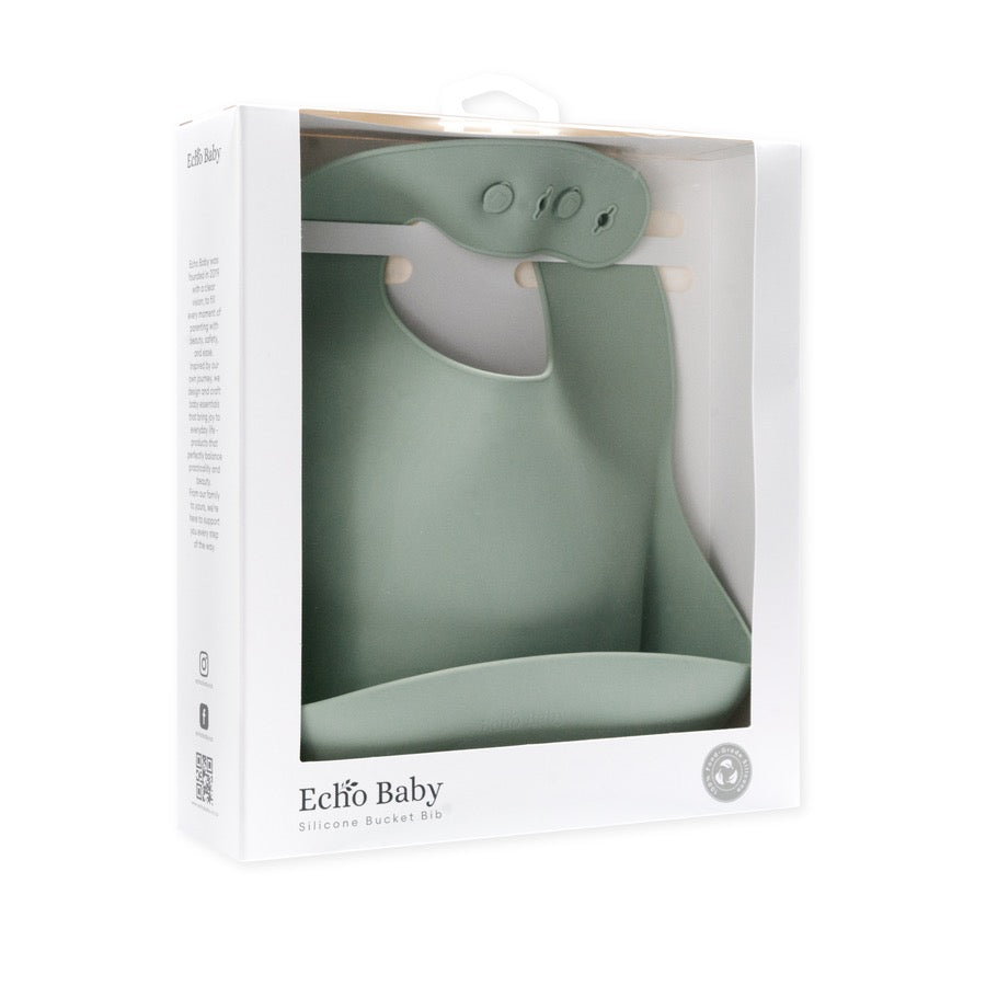 Echo Baby Silicone Baby Bib
