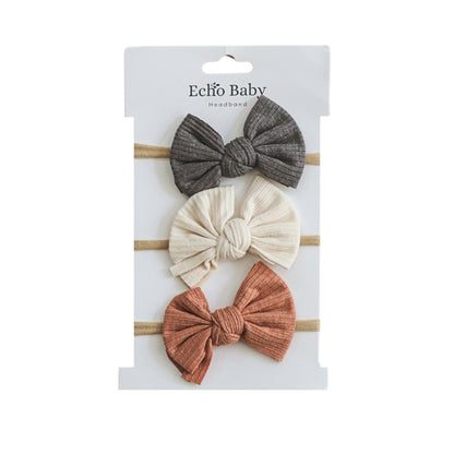 Echo Baby Bow Headbands Set of 3 - Motherhood
