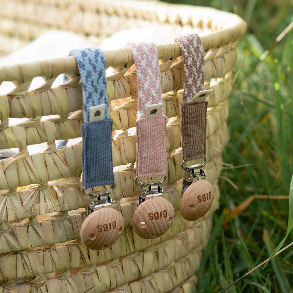 BIBS Pacifier Clip Braided - Motherhood
