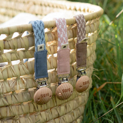 BIBS Pacifier Clip Braided - Motherhood