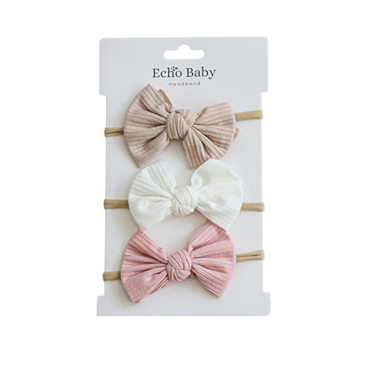 Echo Baby Bow Headbands Set of 3 - Motherhood