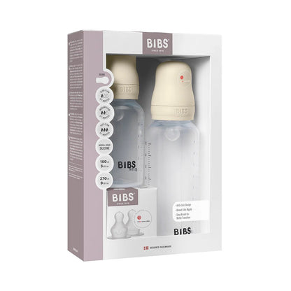 BIBS Grow and Flow Baby Bottle Round Silicone Set 150 ml/270ml