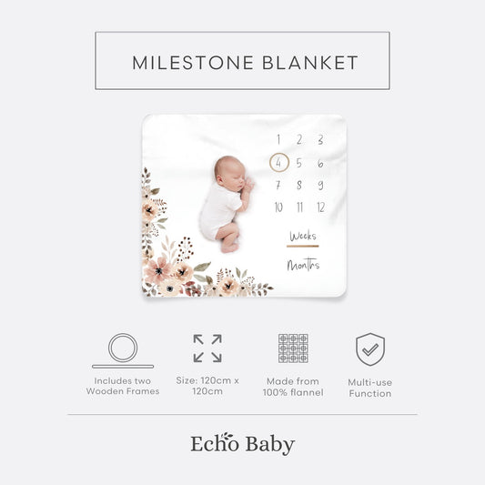 Echo Baby Milestone Blanket