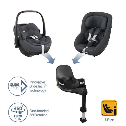 Maxi-Cosi 360 Pro Family – SlideTech Travel System Bundle