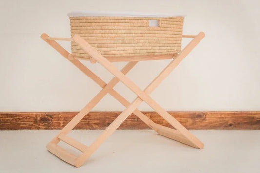 Love Local Moses basket Hard wood Stand