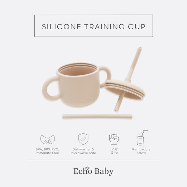Echo Baby Silicone Training Cup with Straw
