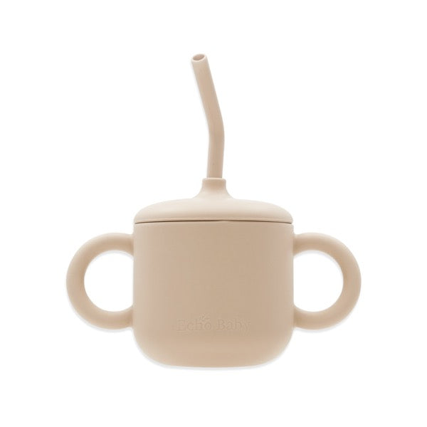 Echo Baby Silicone Training Cup with Straw