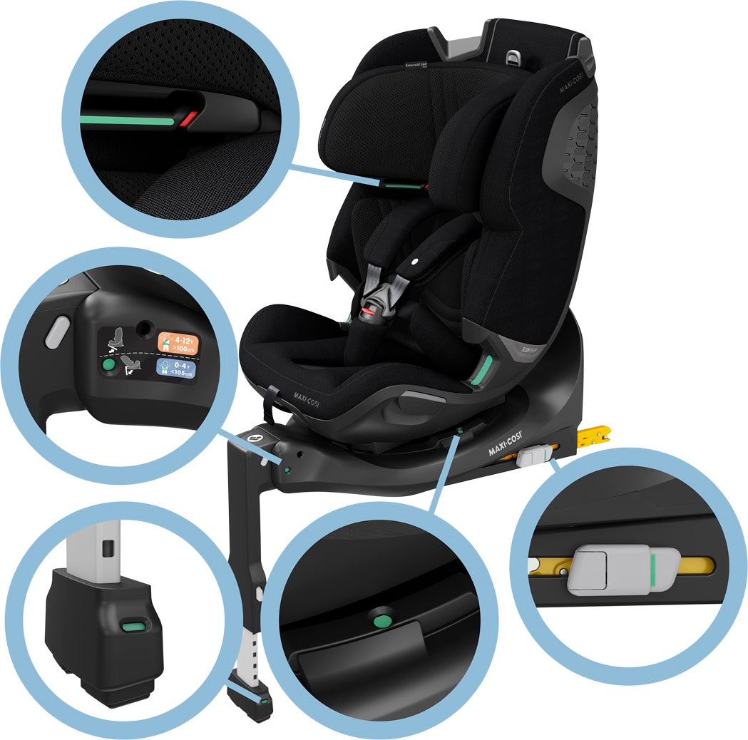 Maxi-Cosi Emerald 360 Pro – Rotating Multi-Stage Car Seat