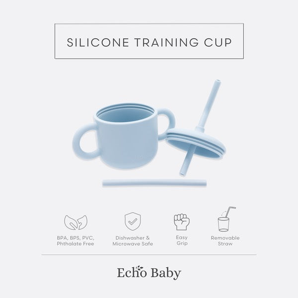 Echo Baby Silicone Training Cup with Straw