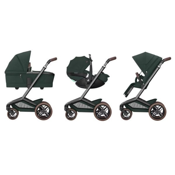 Maxi-Cosi Fame Travel System – Stroller, Pebble 360 Pro & Carrycot