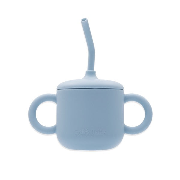 Echo Baby Silicone Training Cup with Straw