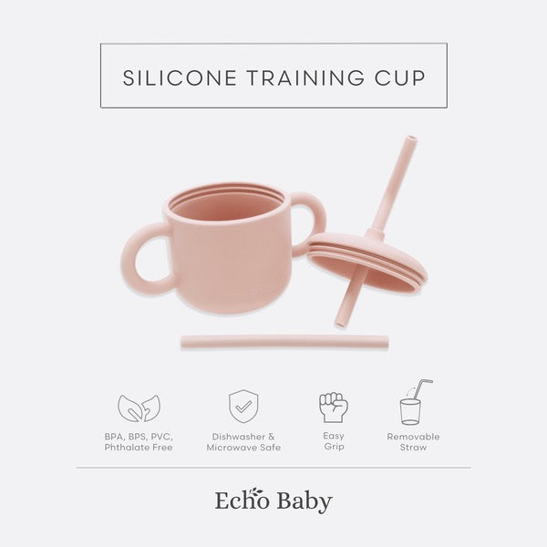 Echo Baby Silicone Training Cup with Straw