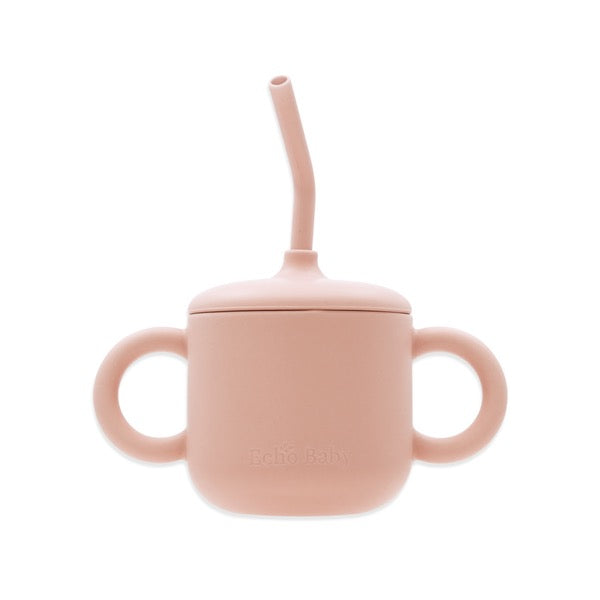 Echo Baby Silicone Training Cup with Straw