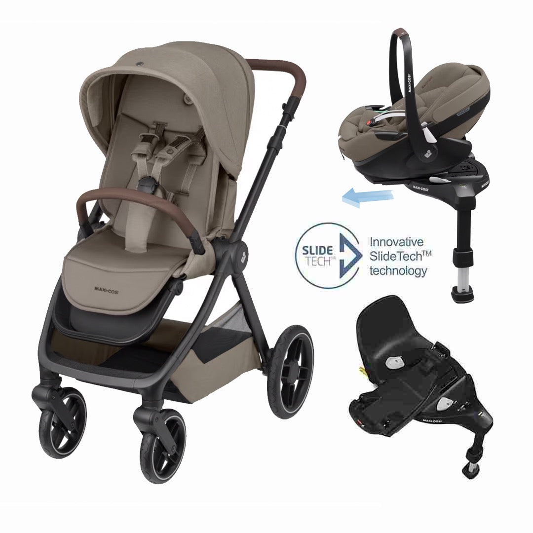 Maxi-Cosi Oxford Travel System – Stroller, Pebble 360 Pro & Slide Base