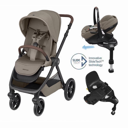 Maxi-Cosi Oxford Travel System – Stroller, Pebble 360 Pro & Slide Base
