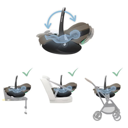 Maxi-Cosi Oxford Travel System – Stroller, Carrycot, Pebble 360 Pro & Base