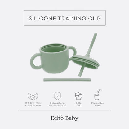 Echo Baby Silicone Training Cup with Straw - Motherhood