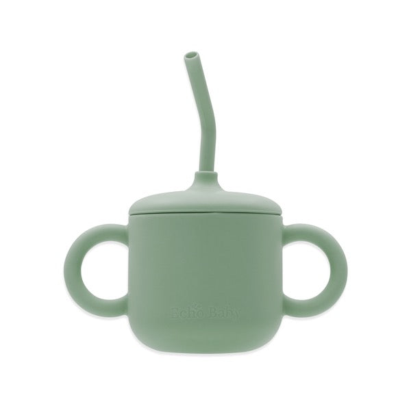 Echo Baby Silicone Training Cup with Straw