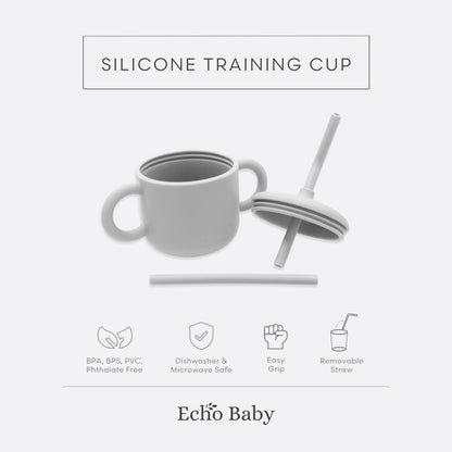 Echo Baby Silicone Training Cup with Straw - Motherhood