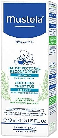 Mustela Soothing Chest Rub 40ml