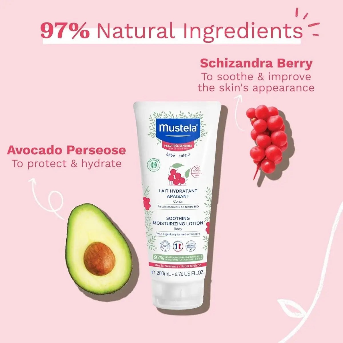 Mustela Soothing Moist Lotion 200ml
