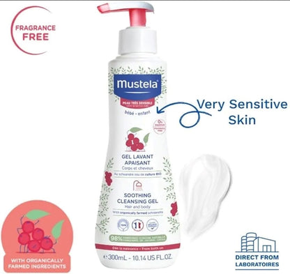 Mustela Soothing Cleansing Gel 300ml