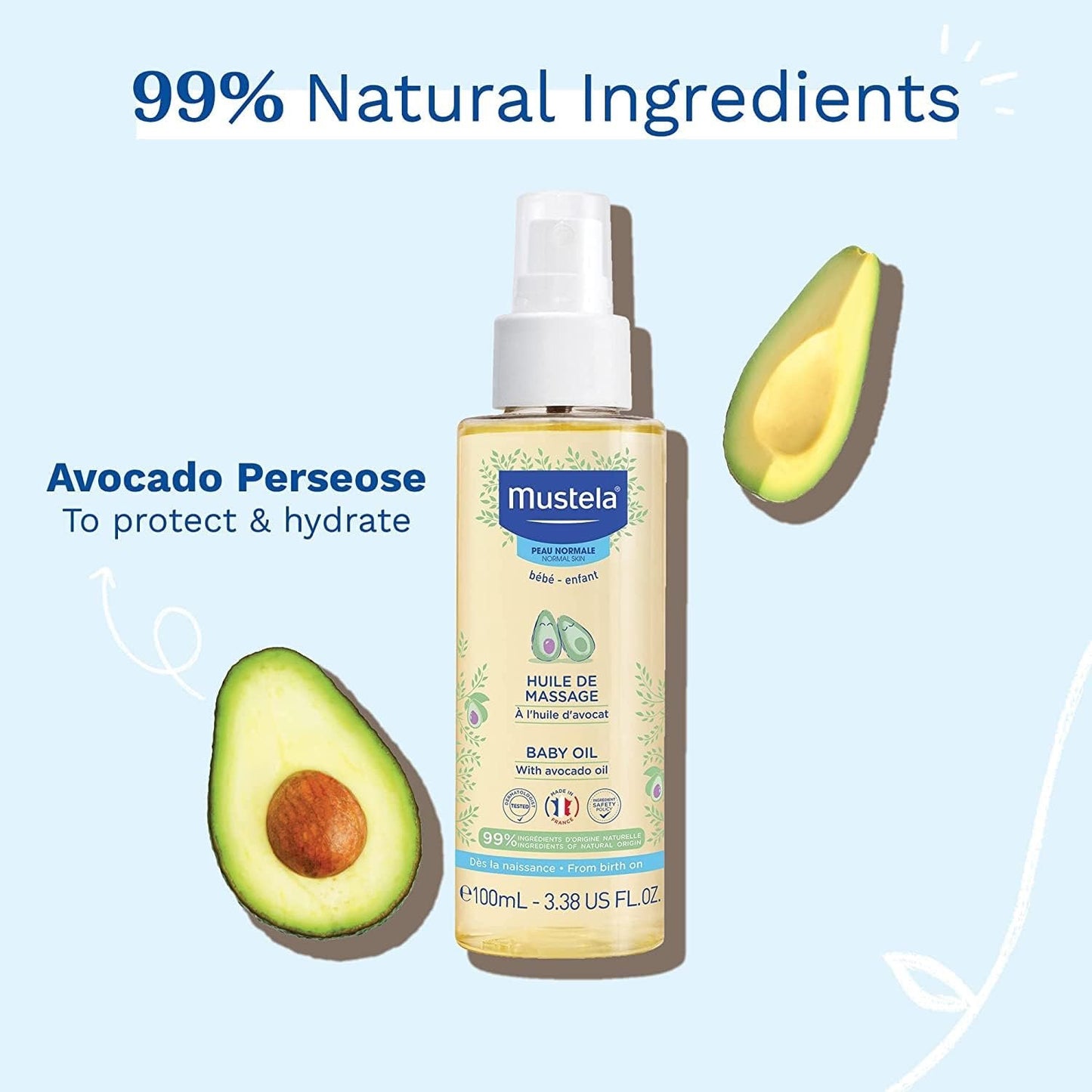 Mustela Baby Oil 100ml