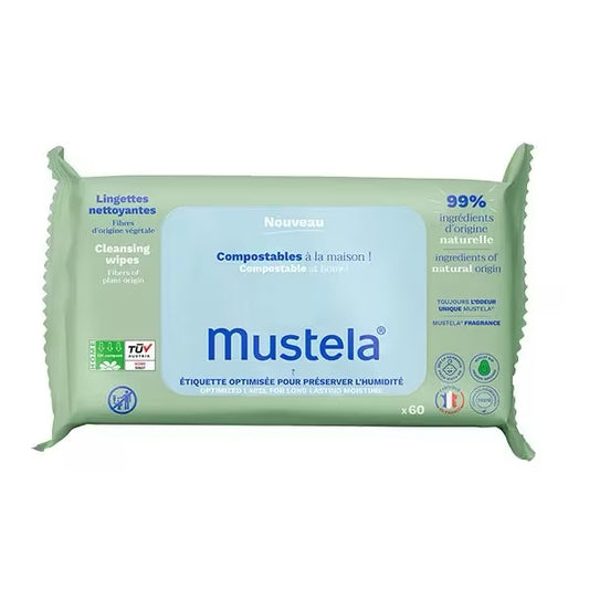 Mustela Cleansing Wipes 60X