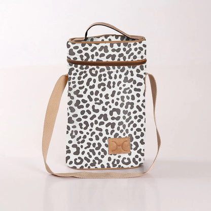 Thandana Wine Cooler Double | Laminated Fabric With Genuine Leather