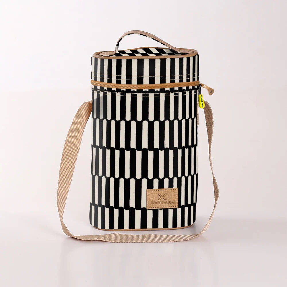 Thandana Wine Cooler Double | Laminated Fabric With Genuine Leather