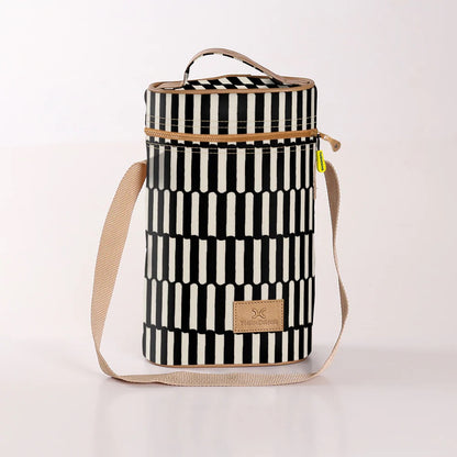 Thandana Wine Cooler Double | Laminated Fabric With Genuine Leather