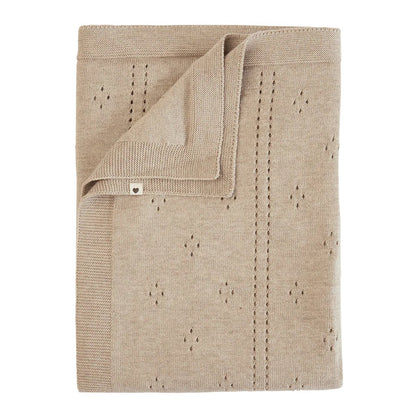 BIBS Knitted Blanket Pointelle - Motherhood