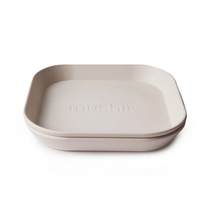 Mushie Dinner Plate Square 2P