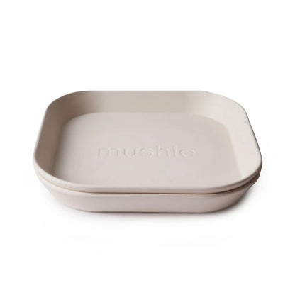 Mushie Plate Square 2P Mushie