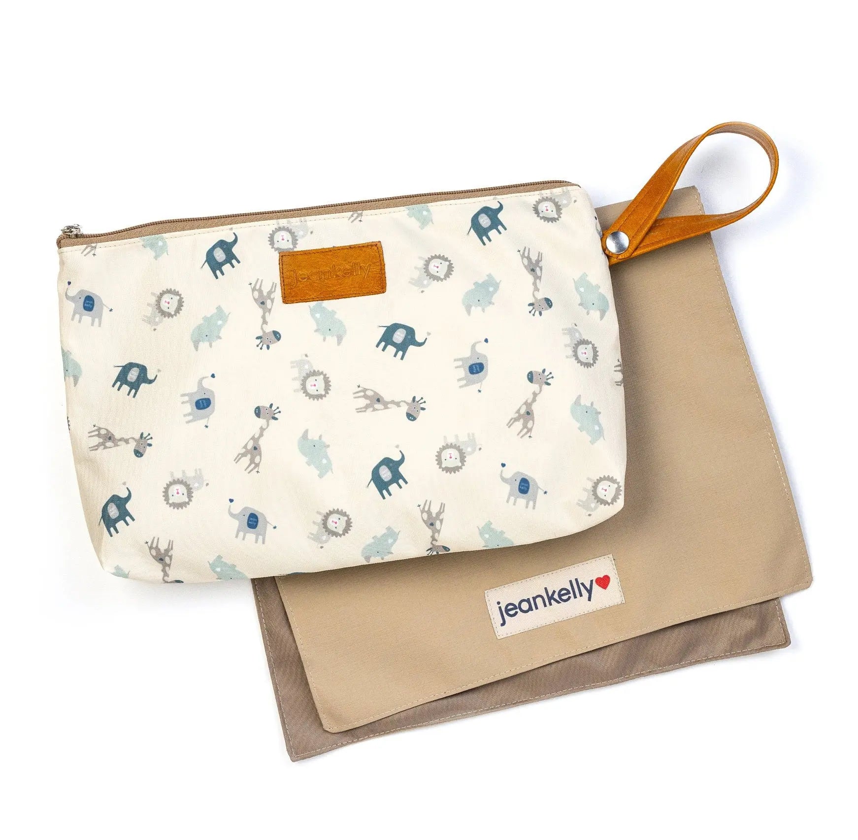 Jeankelly Changing Pouch With Tan Handle - Motherhood