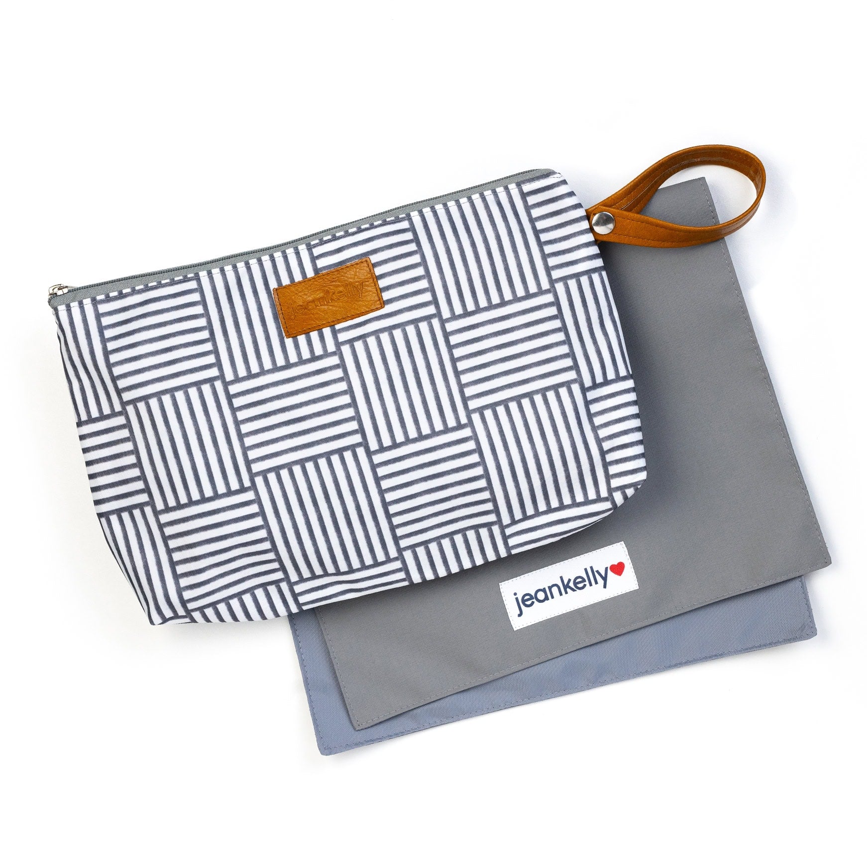 Jeankelly Changing Pouch With Tan Handle - Motherhood