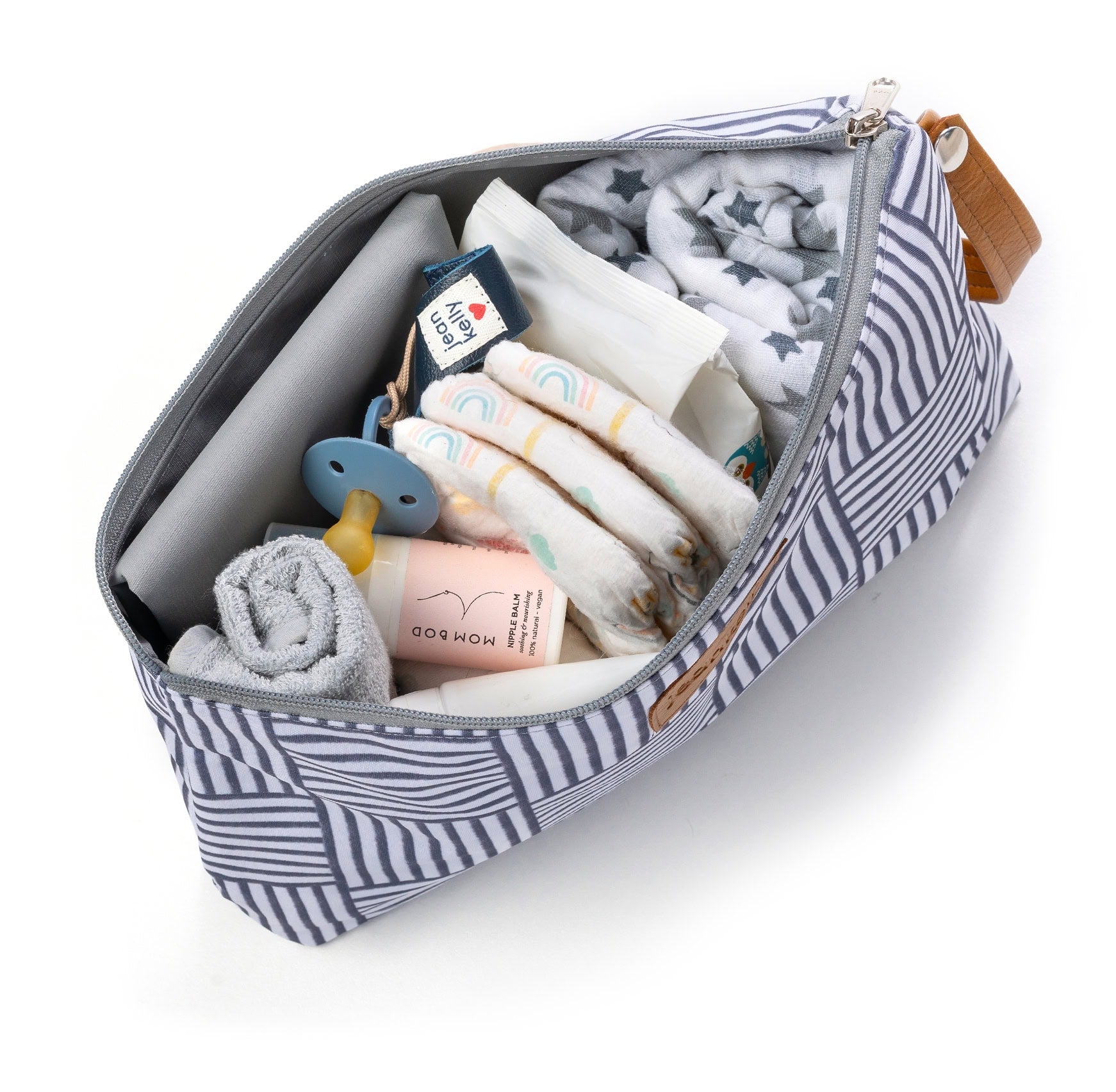 Jeankelly Changing Pouch With Tan Handle - Motherhood