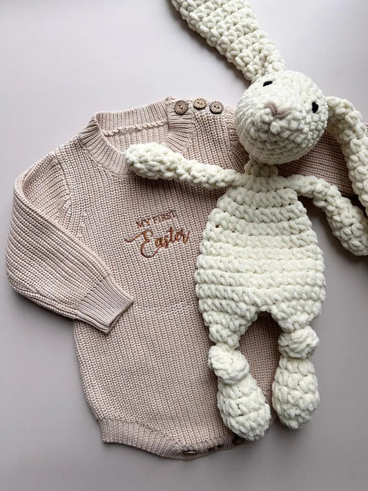 Olly & Molly Easter Knitted Romper - Motherhood