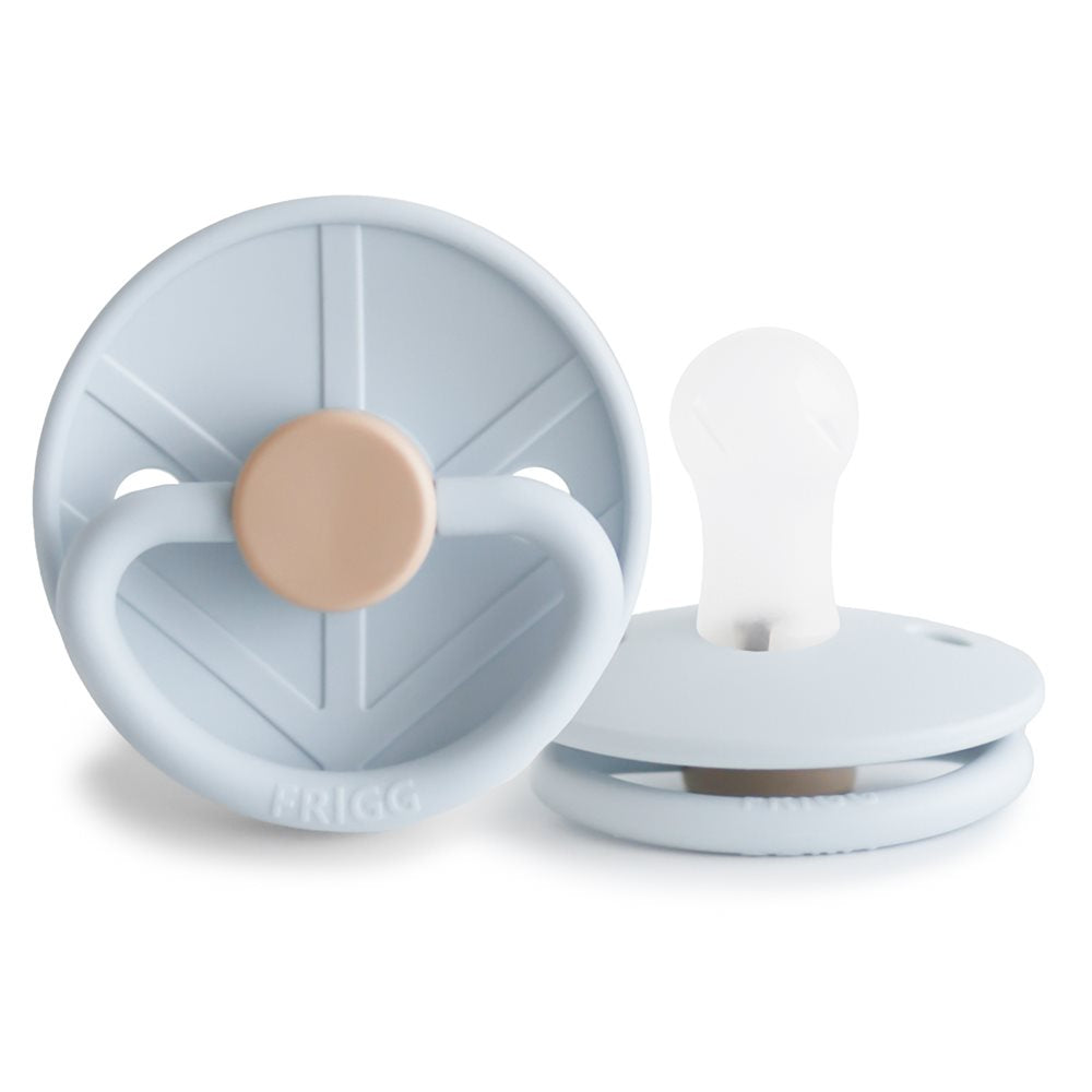Frigg Little Viking - Silicone Pacifier -  Knud (Powder Blue)