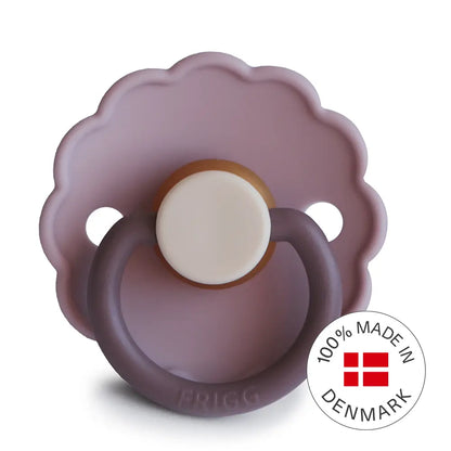 FRIGG Daisy Colourblock  - Round Latex Pacifier - Lavender Haze Frigg