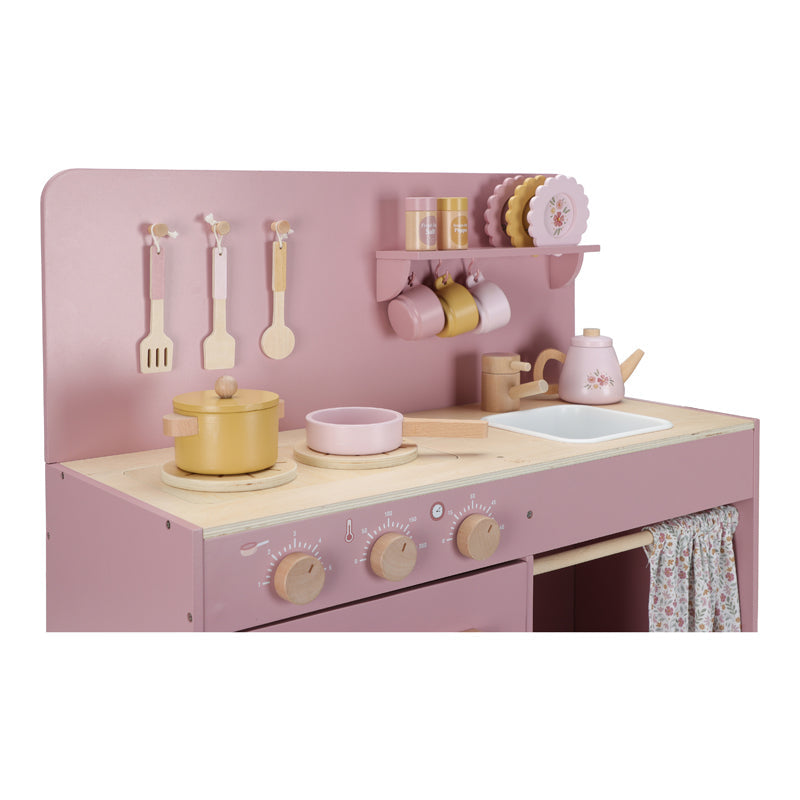 Little Dutch Wooden Kitchen Pink FSC
