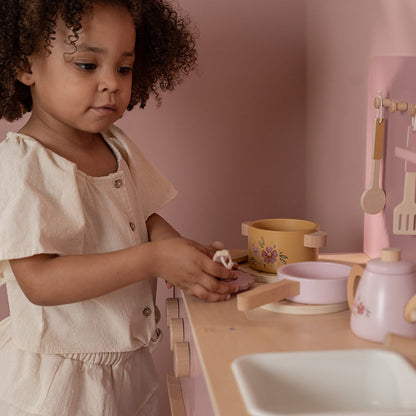 Little Dutch Wooden Kitchen Pink FSC