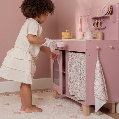Little Dutch Wooden Kitchen Pink FSC