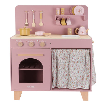 Little Dutch Wooden Kitchen Pink FSC