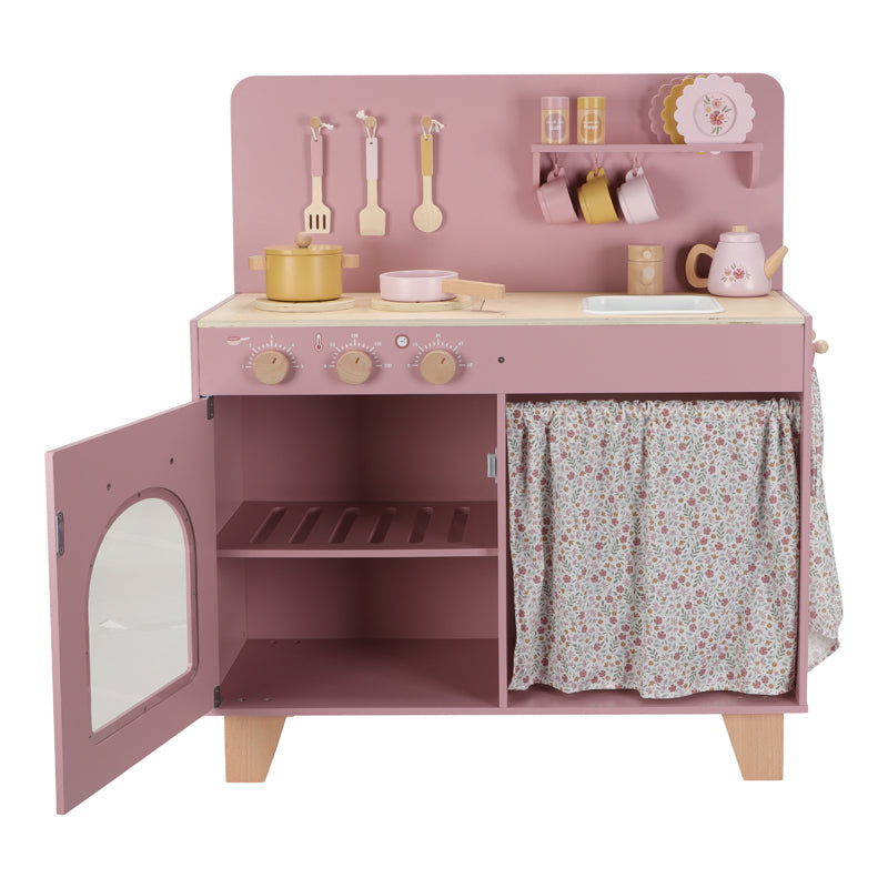 Little Dutch Wooden Kitchen Pink FSC