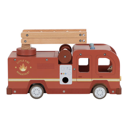 Little Dutch Wooden Fire Truck Set 15pc FSC