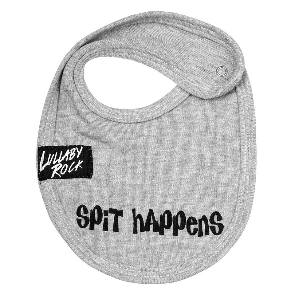 Lullaby Rock - Spit Happens Bibs - Motherhood